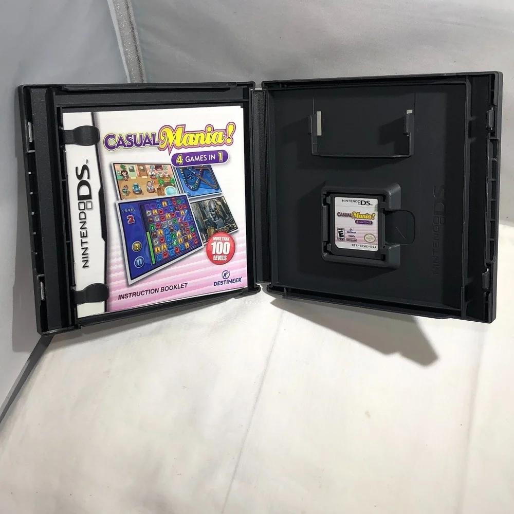 NINTENDO DS CASUAL MANIA GAME 4 GAMES IN 1